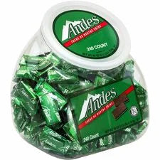 Andes Creme de Menthe Treats: Mint Chocolate Individually Wrapped - 240/Carton - Sweets