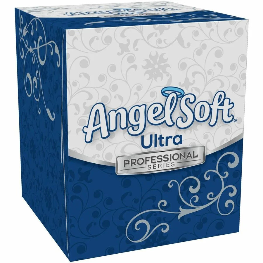Angel Soft Professional Series Facial Tissue - 2 Ply - White - 96/Box - 36/Carton - Tissues