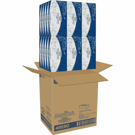 Angel Soft Professional Series Facial Tissue - Top