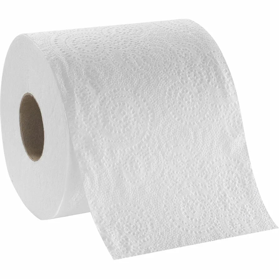Angel Soft Professional Series Toilet Paper: 2-Ply 450 Sheets/Roll - White Fiber - Bathroom Tissue