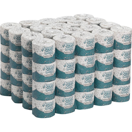 Angel Soft Professional Series Toilet Paper: 2-Ply 450 Sheets/Roll White - 80 Carton - Bathroom Tissue