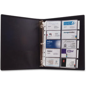 Anglers Business Card Binder: 1000 Capacity 3-Ring Refillable - Books