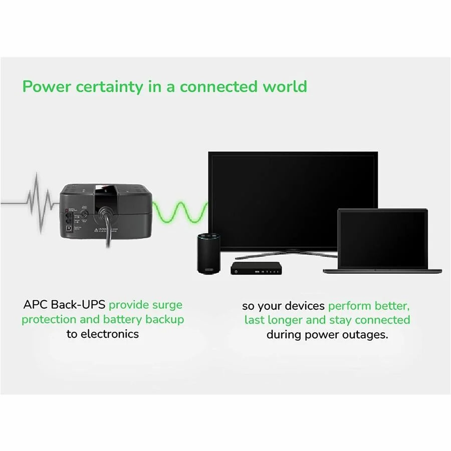 APC Back-UPS 650 VA Desktop UPS: Reliable Power Backup Solution - UPS Systems