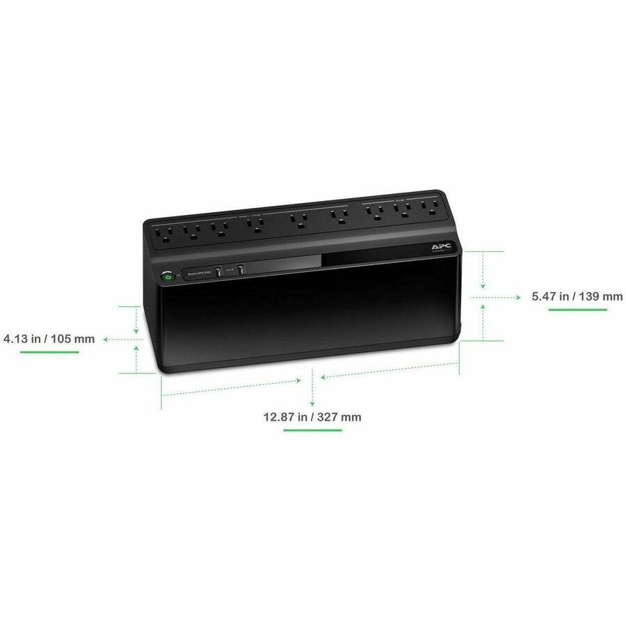 APC Back-UPS 850VA Wall Mountable UPS - Alternate-Image7