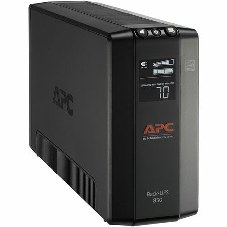 APC Back UPS Pro BX850M, Compact Tower, 850VA, AVR, LCD, 120V - Right