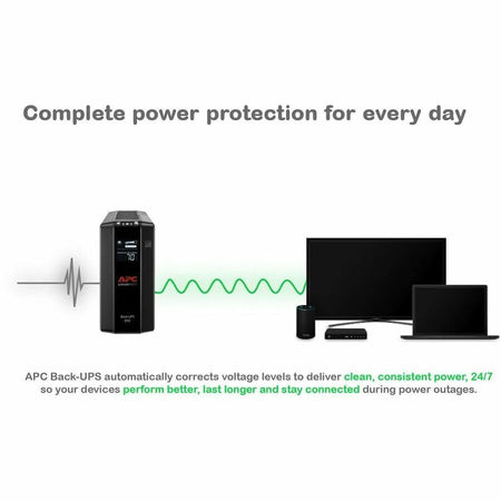 APC Back UPS Pro BX850M, Compact Tower, 850VA, AVR, LCD, 120V - Alternate-Image3