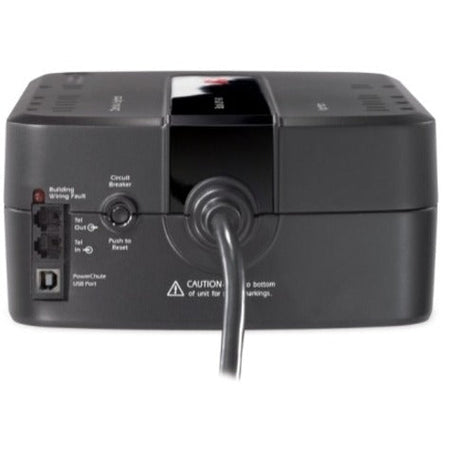 APC by Schneider Electric Back-UPS 650VA Desktop UPS - Rear