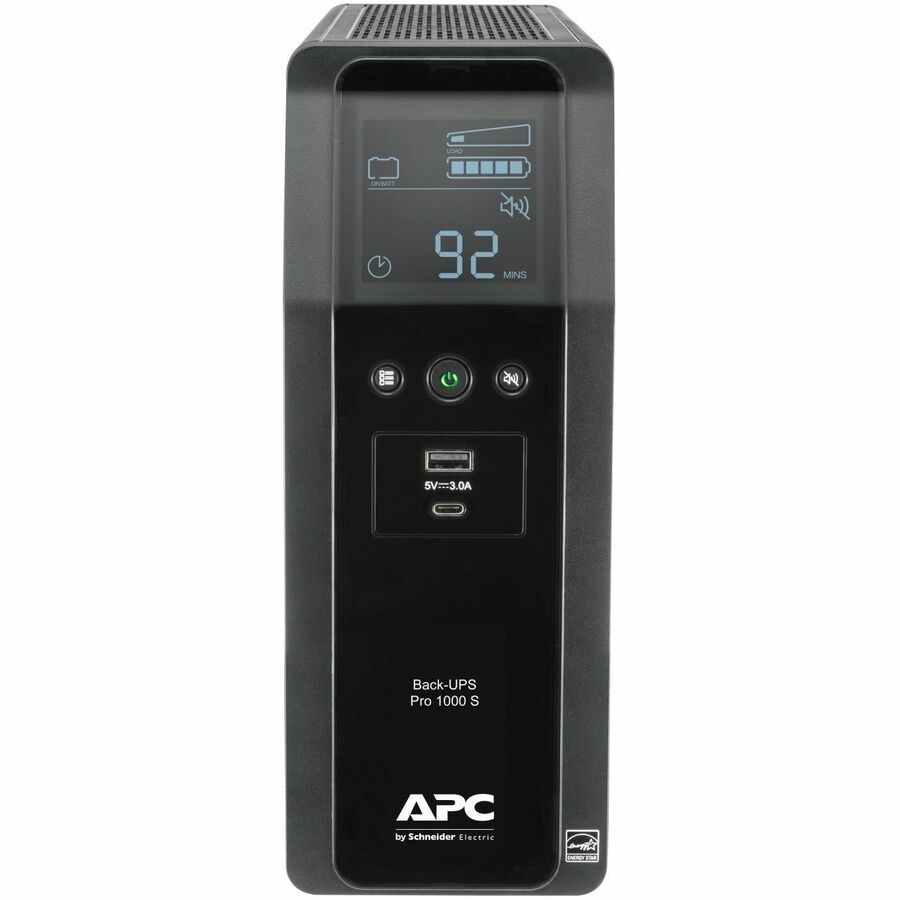 APC Back-UPS Pro BR1000MS 1.0KVA Tower UPS - Front
