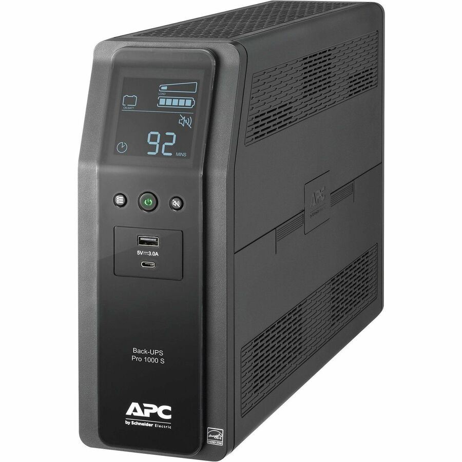 APC Back-UPS Pro BR1000MS 1.0KVA Tower UPS - Left