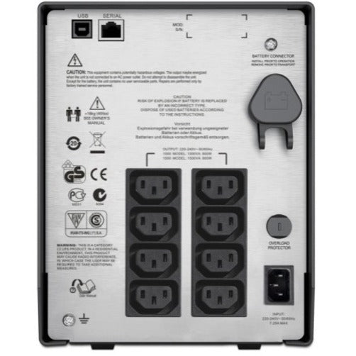 APC by Schneider Electric Smart-UPS C 1500VA LCD 230V - Rear