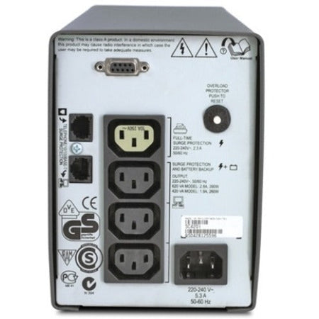 APC by Schneider Electric Smart-UPS SC 420VA - Rear