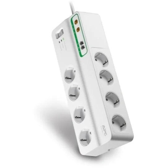 APC Performance SurgeArrest: 8 Outlets Phone & Coax Protection - 230V Germany - Power Cords Surge Protectors