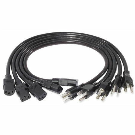 APC Power Cord Kit: 120V AC Black NEMA 5-15P - Cords & Surge Protectors