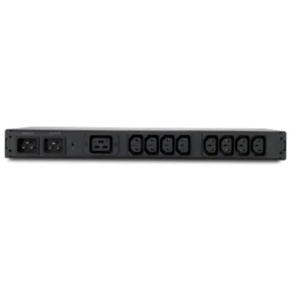 APC Rack ATS: 208V 20A C20 in (8) C13 (1) C19 out - Power Cords & Surge Protectors