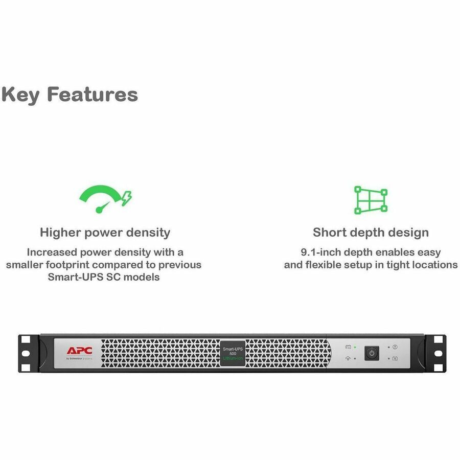 APC Smart-UPS 500VA Rack/Floor Mountable UPS - Alternate-Image3