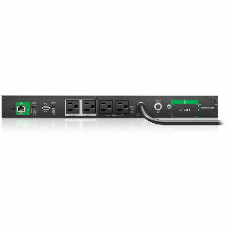 APC Smart-UPS 500VA Rack/Floor Mountable UPS - Rear