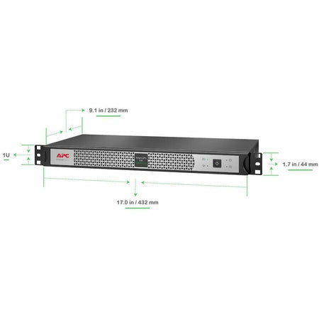 APC Smart-UPS 500VA Rack/Floor Mountable UPS - Alternate-Image8
