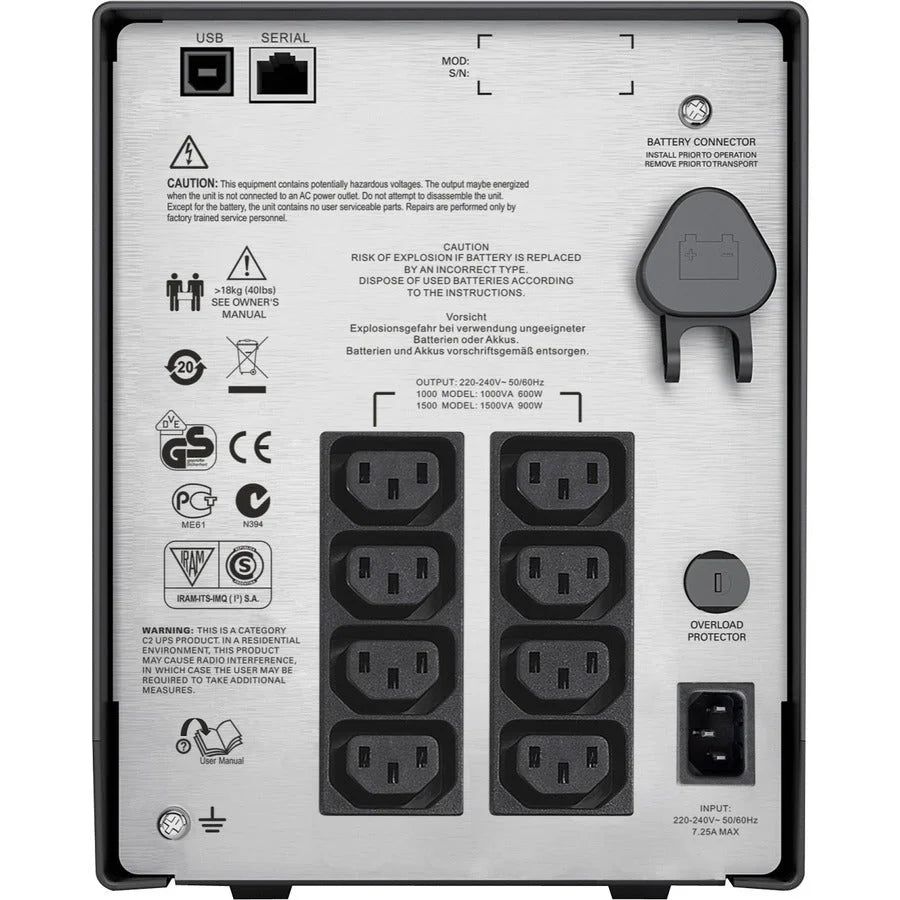 APC Smart-UPS C 1000VA LCD Tower: Reliable Power Backup Solution - UPS Systems