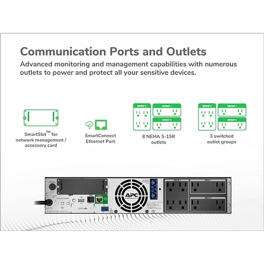 APC Smart-UPS SMX 1500VA Tower/Rack Convertible UPS - Alternate-Image8