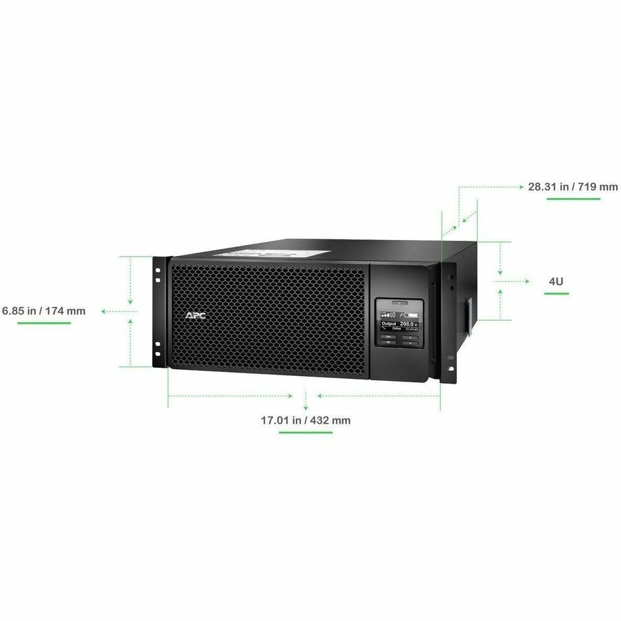 APC Smart-UPS SRT 6000VA RM 208V - Alternate-Image18
