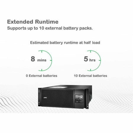 APC Smart-UPS SRT 6000VA RM 208V - Alternate-Image7