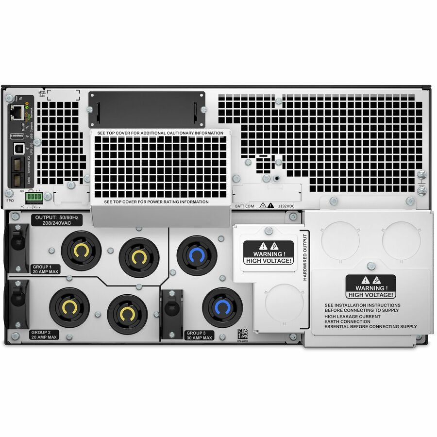 APC Smart-UPS SRT 8000VA RM 208V - Rear