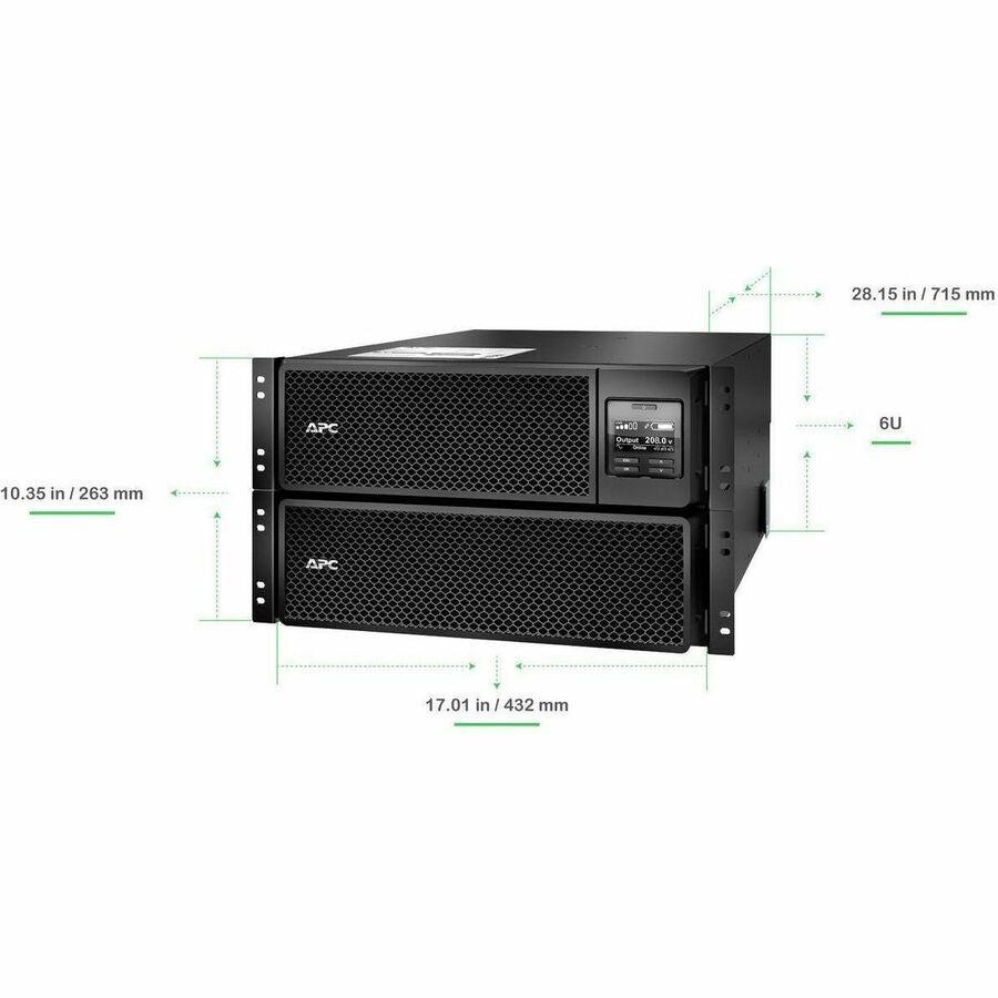APC Smart-UPS SRT 8000VA RM 208V - Alternate-Image21