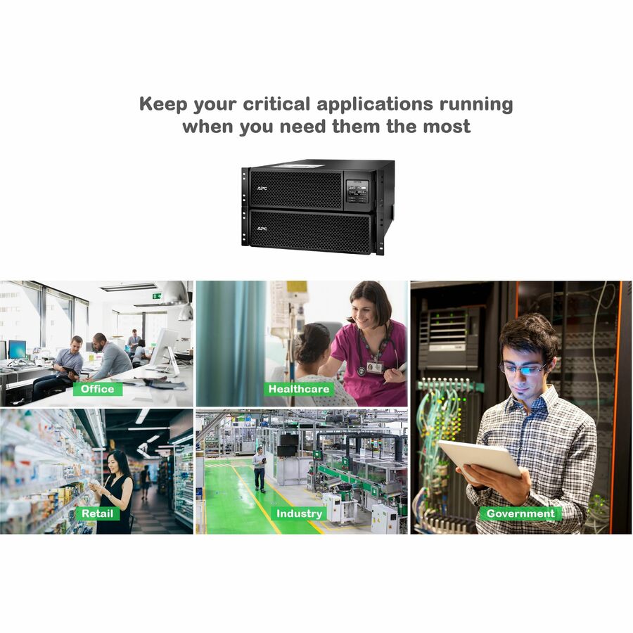 APC Smart-UPS SRT 8000VA RM 208V - Alternate-Image17