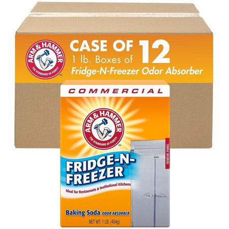Arm & Hammer Commercial Fridge Odor Absorber - For Refrigerator Restaurant Kitchen - 16 oz (1 lb) - Deodorizers