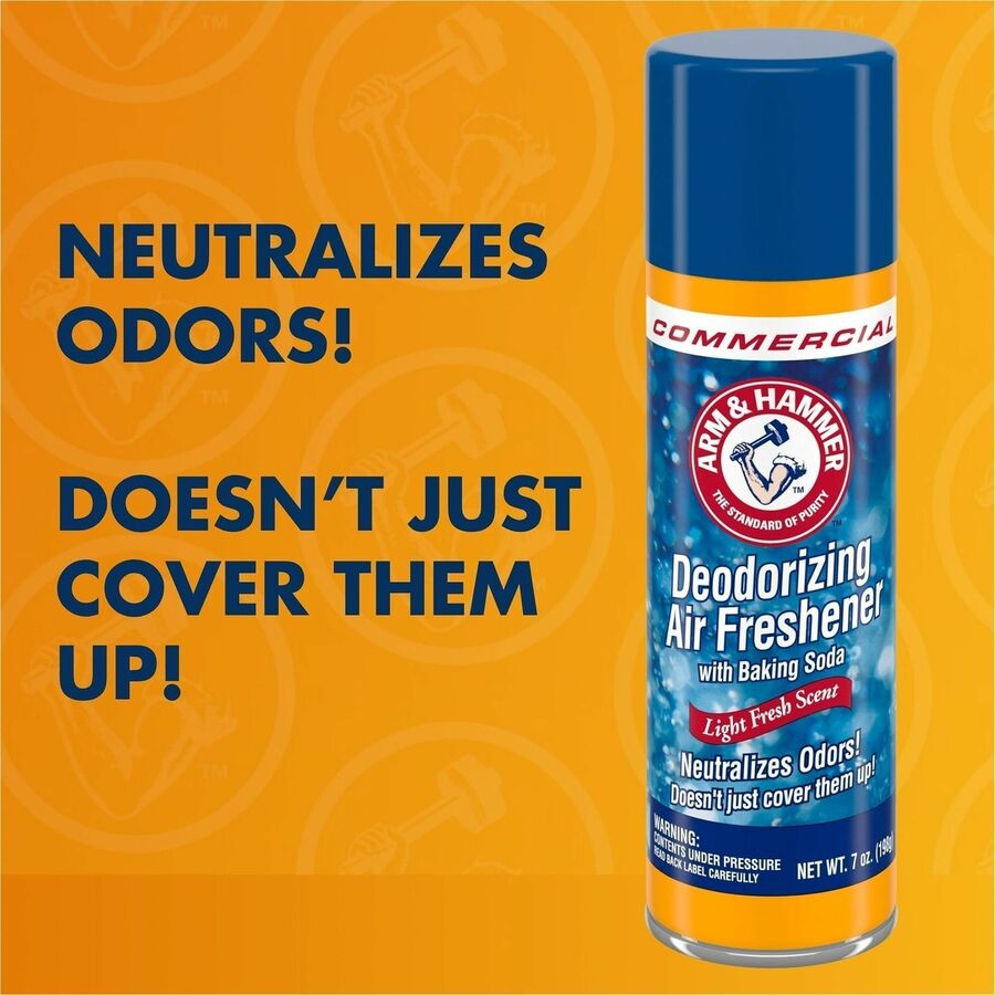 Arm & Hammer Deodorizing Air Freshener Spray - 7 fl oz (0.2 quart) - Light Fresh - Odor Neutralizer - 1 Each