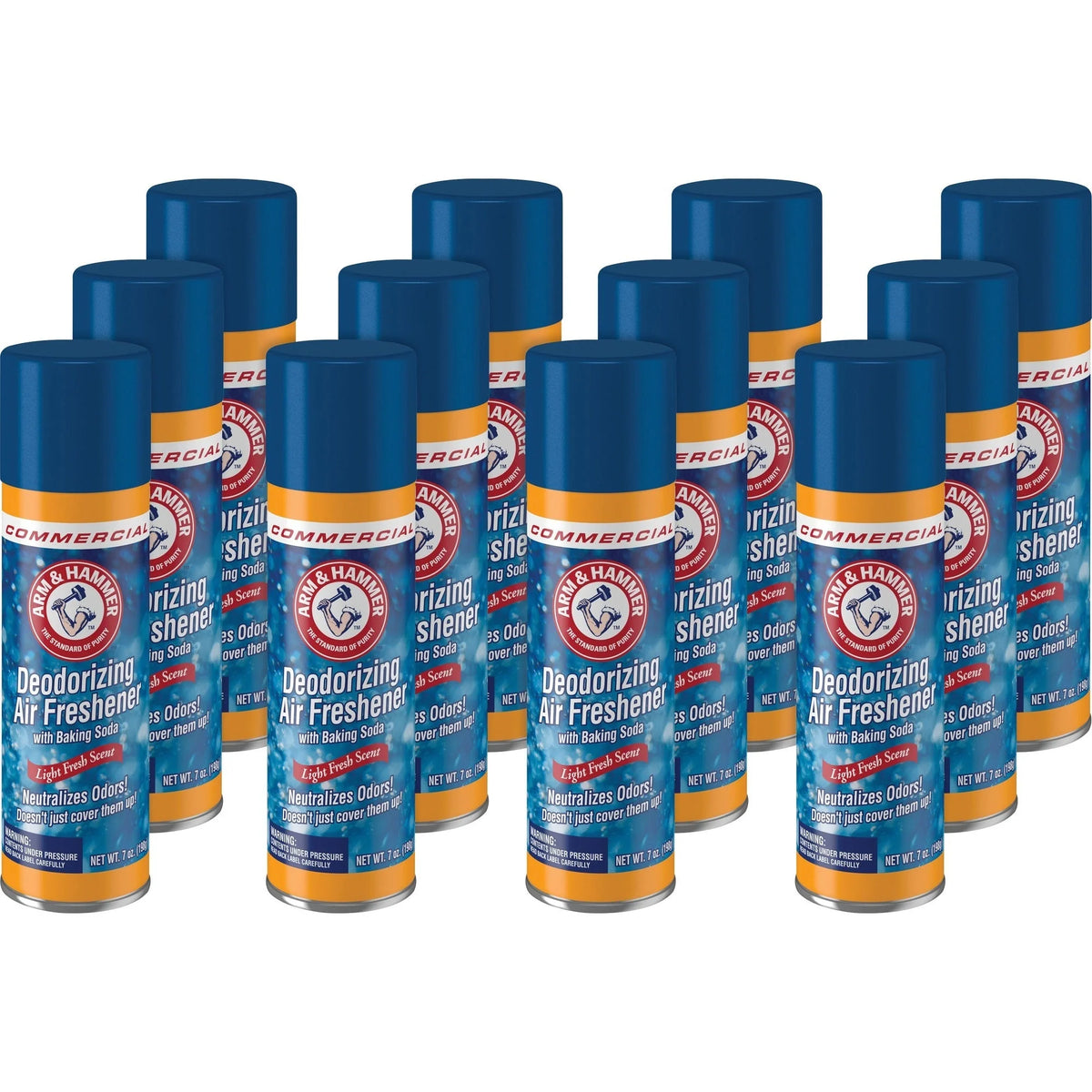 Arm & Hammer Deodorizing Air Freshener Spray - 7 fl oz (0.2 quart) - Odor Neutralizer - 12 / Carton - Fresheners