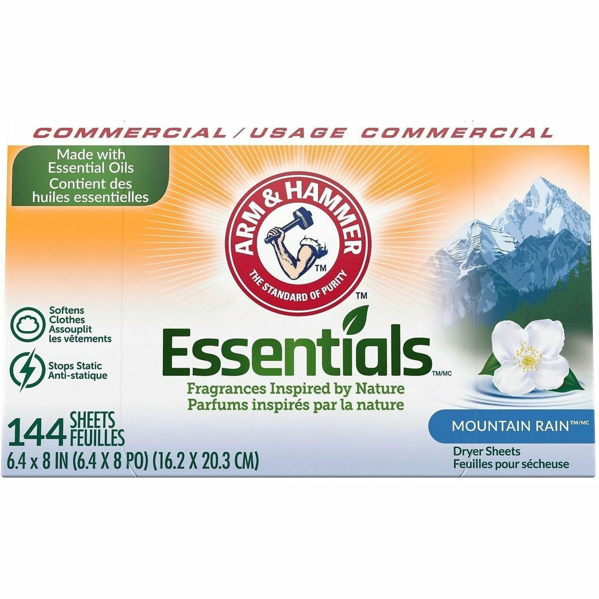 Arm & Hammer Essentials Fabric Softener Sheets - 2000