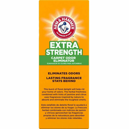 Arm & Hammer Extra-Strength Carpet Odor Eliminator - For - Recommended For: Remover - Deodorize - White - 6 / Carton