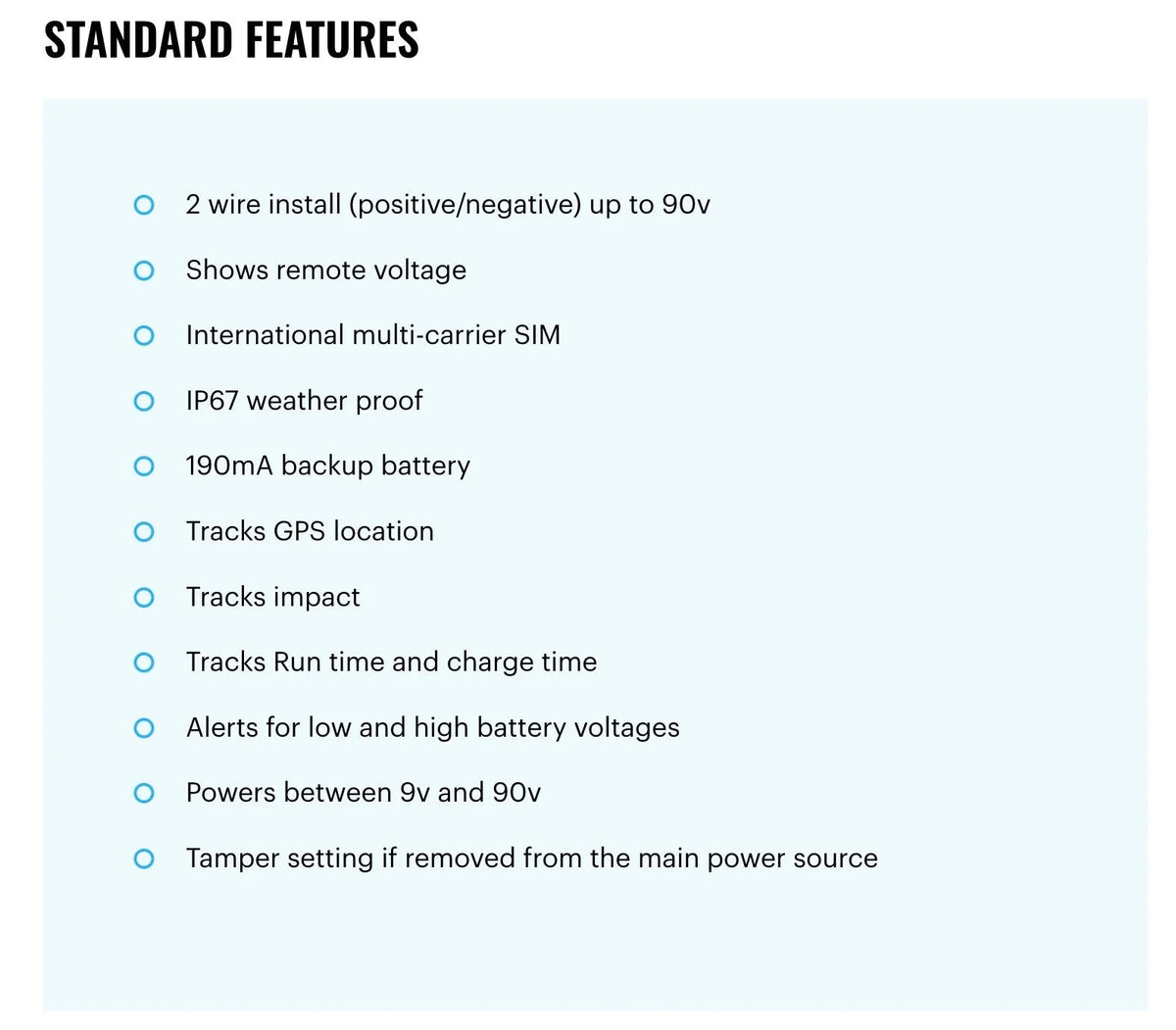 ARMOR 4™ Connected Asset Monitor, Rugged IoT Power & Runtime Tracker with Global LTE/NB-IoT (6–90 V DC)
