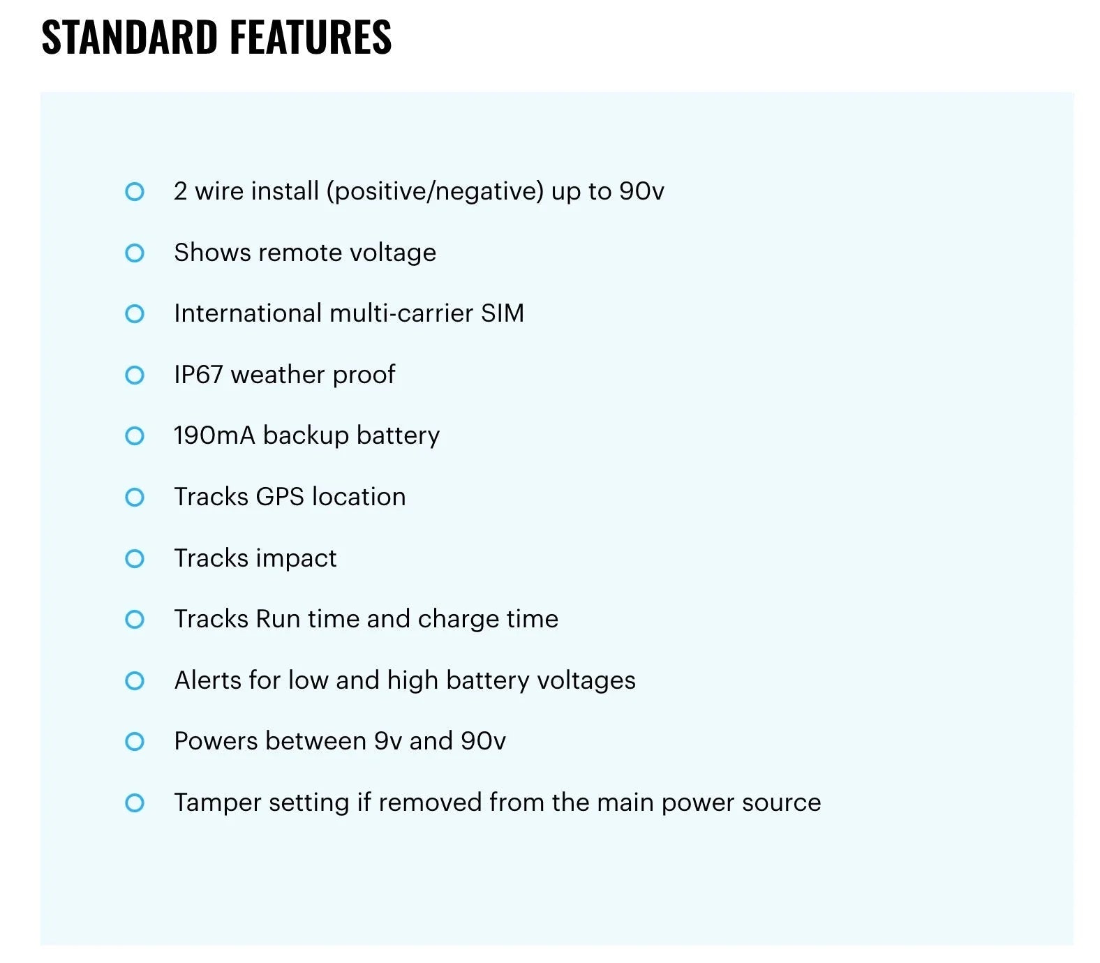 ARMOR 4™ Connected Asset Monitor, Rugged IoT Power & Runtime Tracker with Global LTE/NB-IoT (6–90 V DC)