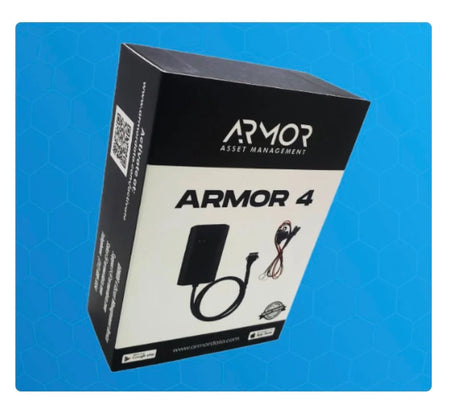 ARMOR 4™ Connected Asset Monitor, Rugged IoT Power & Runtime Tracker with Global LTE/NB-IoT (6–90 V DC) - 1 Year Annual