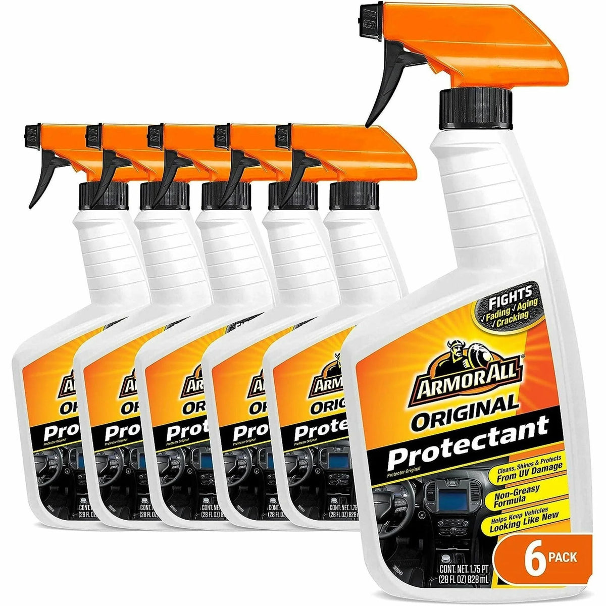Armor All Original Protectant Spray: Ultimate Car Care Solution - 28 fl oz - UV Damage Crack Fade Discoloration