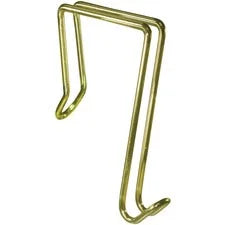 Artistic Single Hook Partition Coat Clips - 1 Hooks - for Garment - Brass - Each - & Hangers