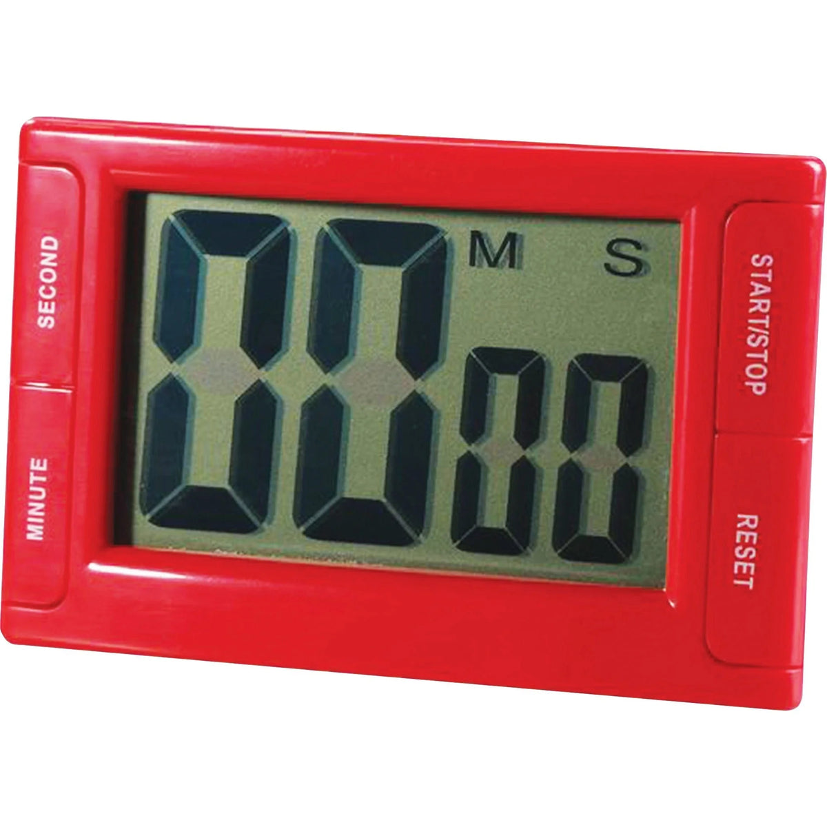 Ashley Big Red Digital Timer - Kitchen Desktop Essential - Pocket Charts & Accessories