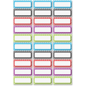 Ashley Chevron Nameplate Magnets - Rectangle Shape - 30 Pack - Signs & Nameplates