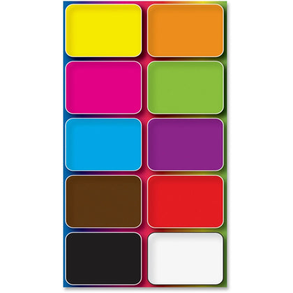 Ashley Colors Design Mini Whiteboard Eraser - Lightweight Comfortable Grip - 10 Pack - Learning Boards & Supplies