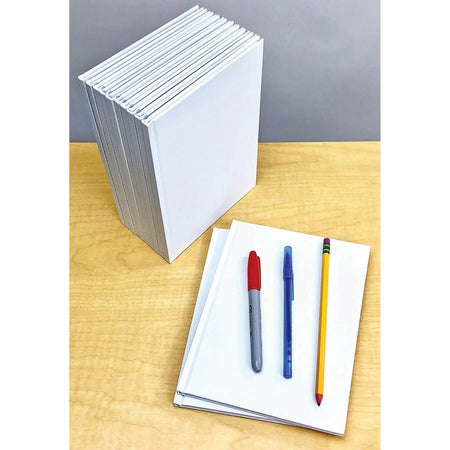 Ashley Hardcover Blank Book: 6’’ x 8’’ Plain Journal - Learning Books & Activities