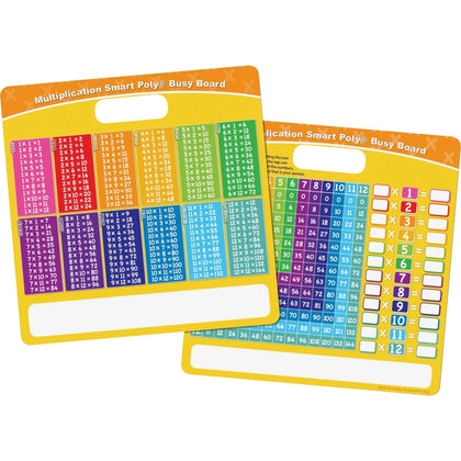 Ashley Multiplication Smart Poly Busy Board - Educational Math Tool - Learning Boards & Supplies