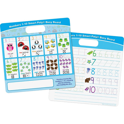 Ashley Numbers 1-10 Smart Poly Busy Board - Educational Learning Tool - Boards & Supplies