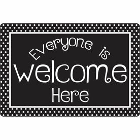 Ashley Smart Poly Welcome Mat - Fun Classroom Floor Decor - Rugs & Mats