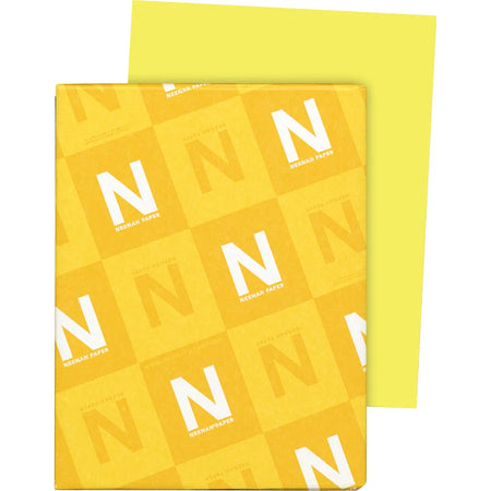 Astrobrights Color Card Stock: Lift-Off Lemon - 65 lb - 250 Sheets - Copy & Printer Paper