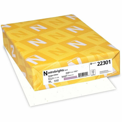 Astrobrights Color Copy Paper: Stardust White - 24 lb - Acid-free - 500 Sheets - & Printer Paper