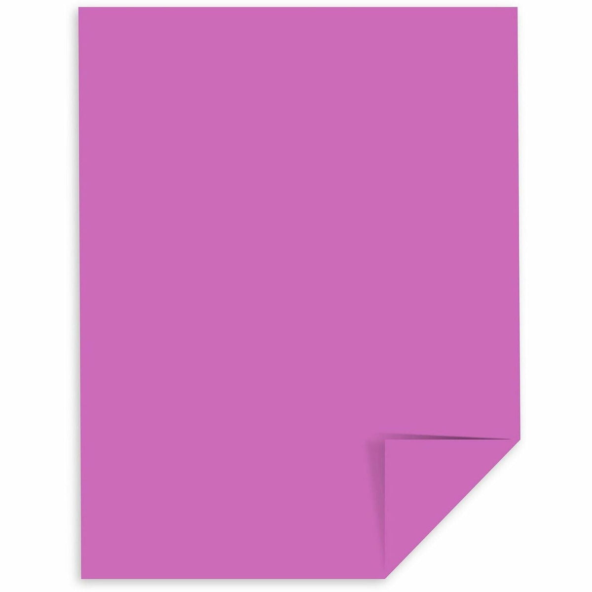 Astrobrights Color Cover Stock - Orchid - Letter - 8 1/2’’ x 11’’ - 65 lb Basis Weight - Acid-free Lignin-free