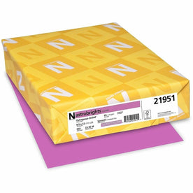 Astrobrights Color Cover Stock: Outrageous Orchid - 65 lb - Acid-free - 250/Pack - Specialty Paper
