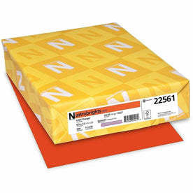 Astrobrights Color Paper: Orbit Orange 24 lb Acid-free - 500 Sheets - Copy & Printer Paper